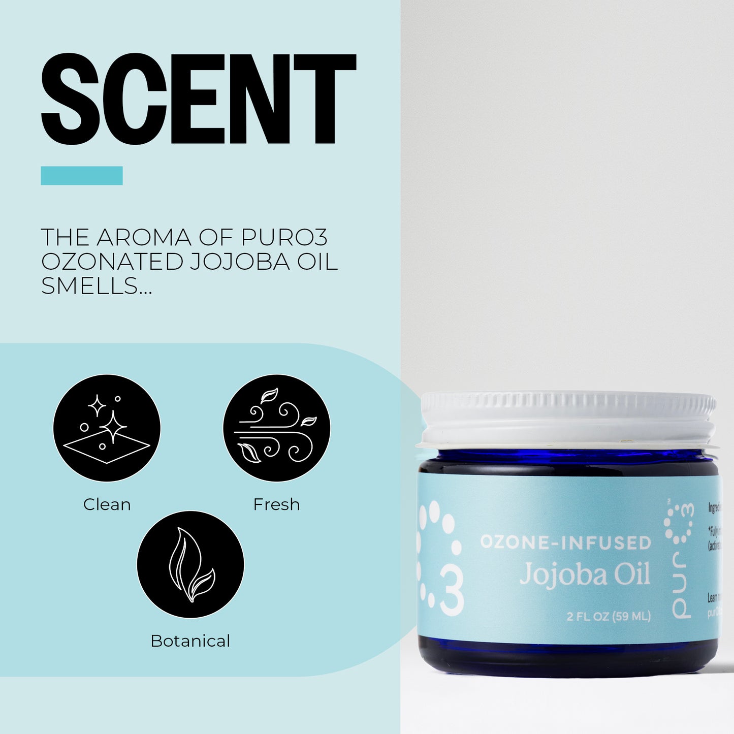 Ozone-Infused Jojoba Oil with Rose