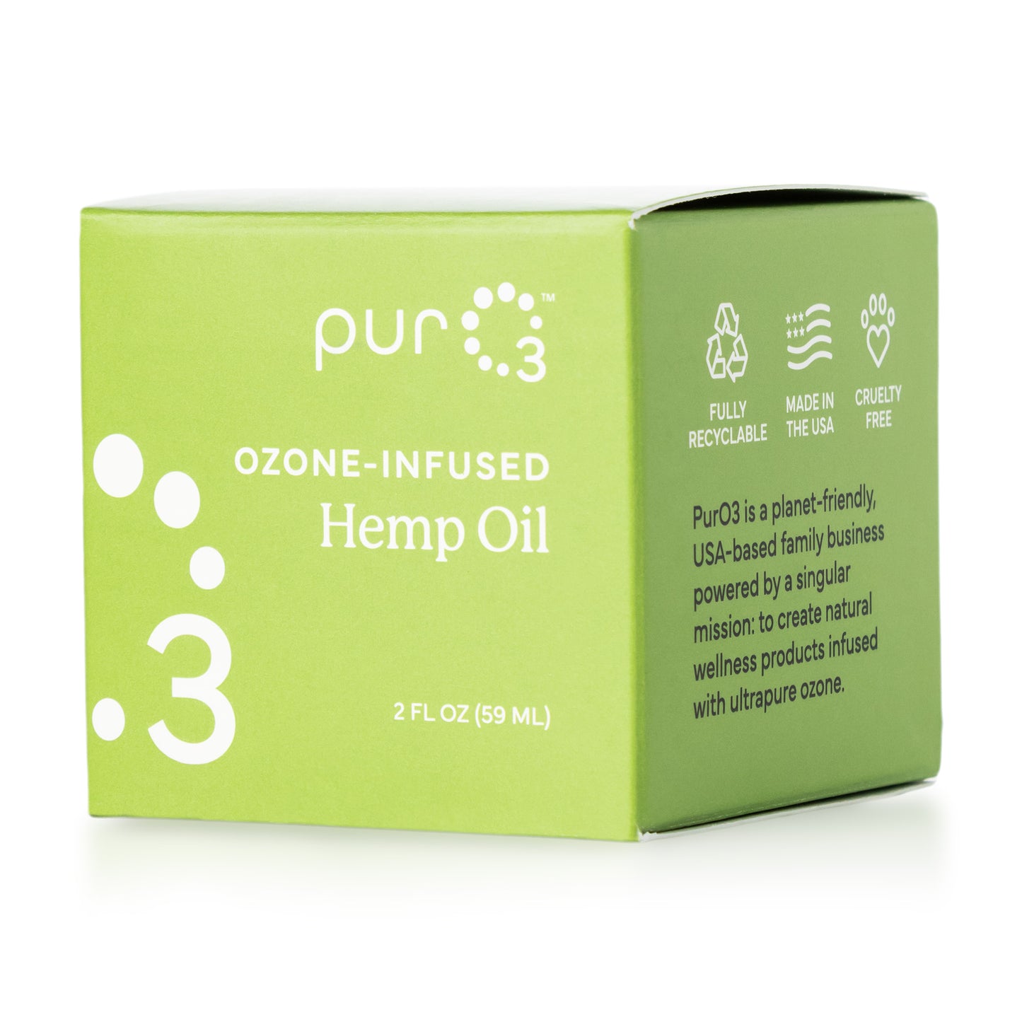 Ozone-Infused Hemp Oil