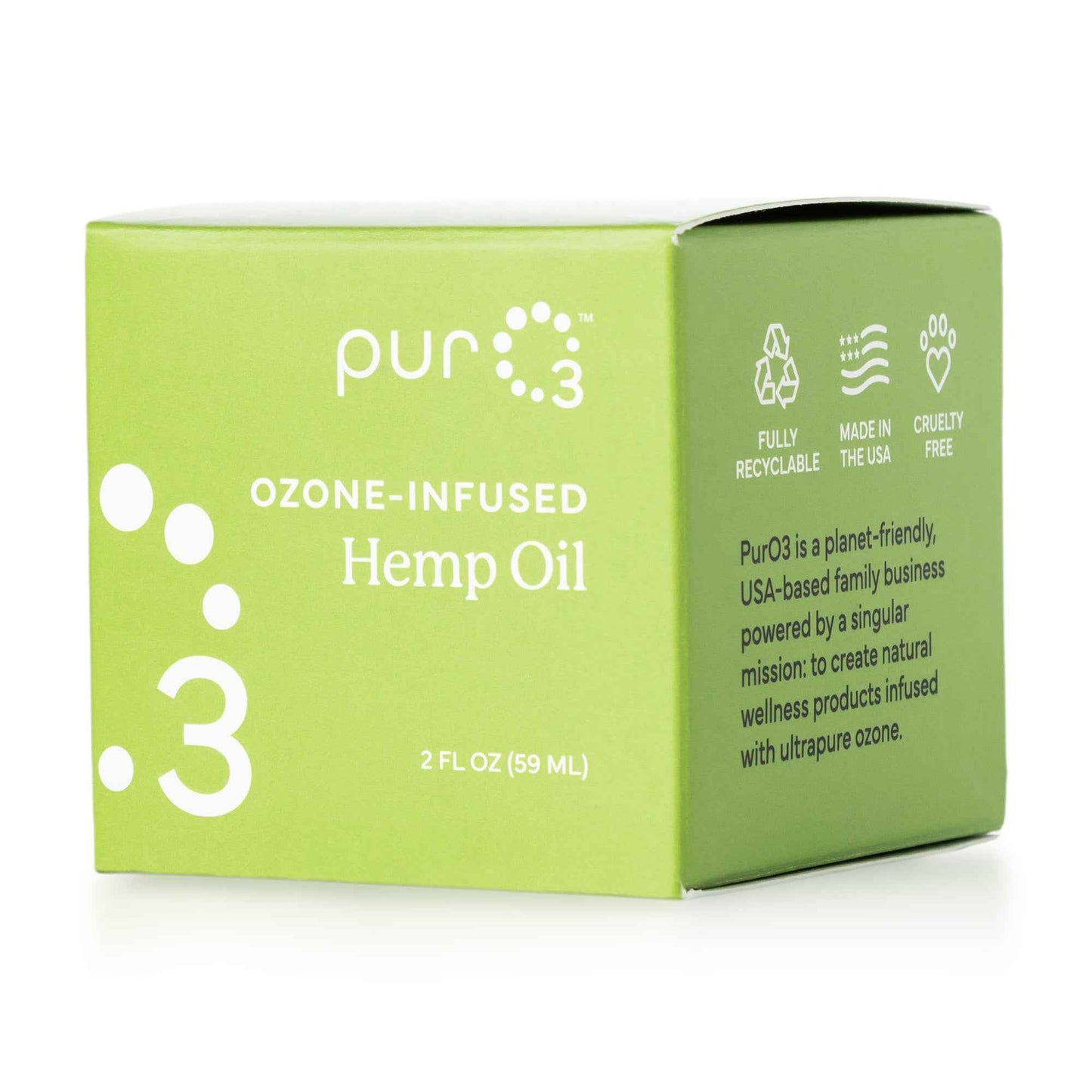 Ozone-Infused Hemp Oil