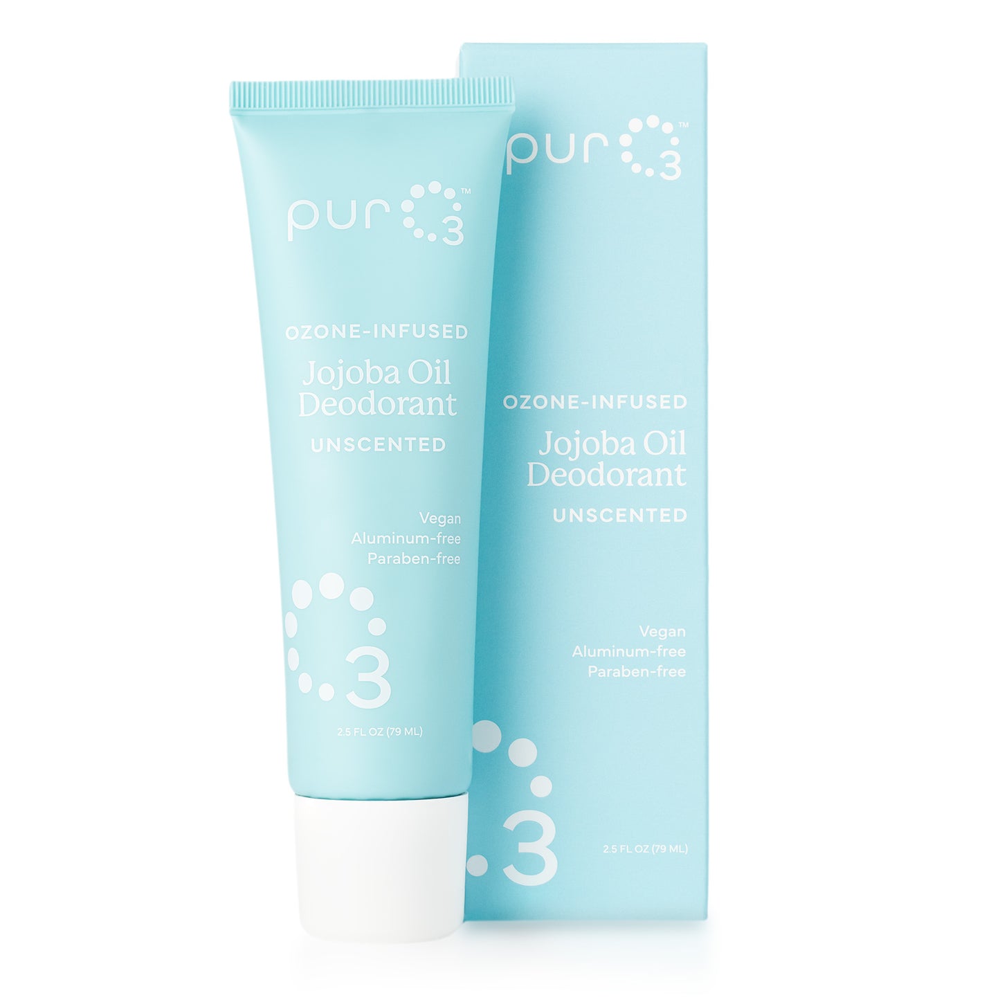 Ozone-Infused Jojoba Oil Roll On Deodorant - Unscented