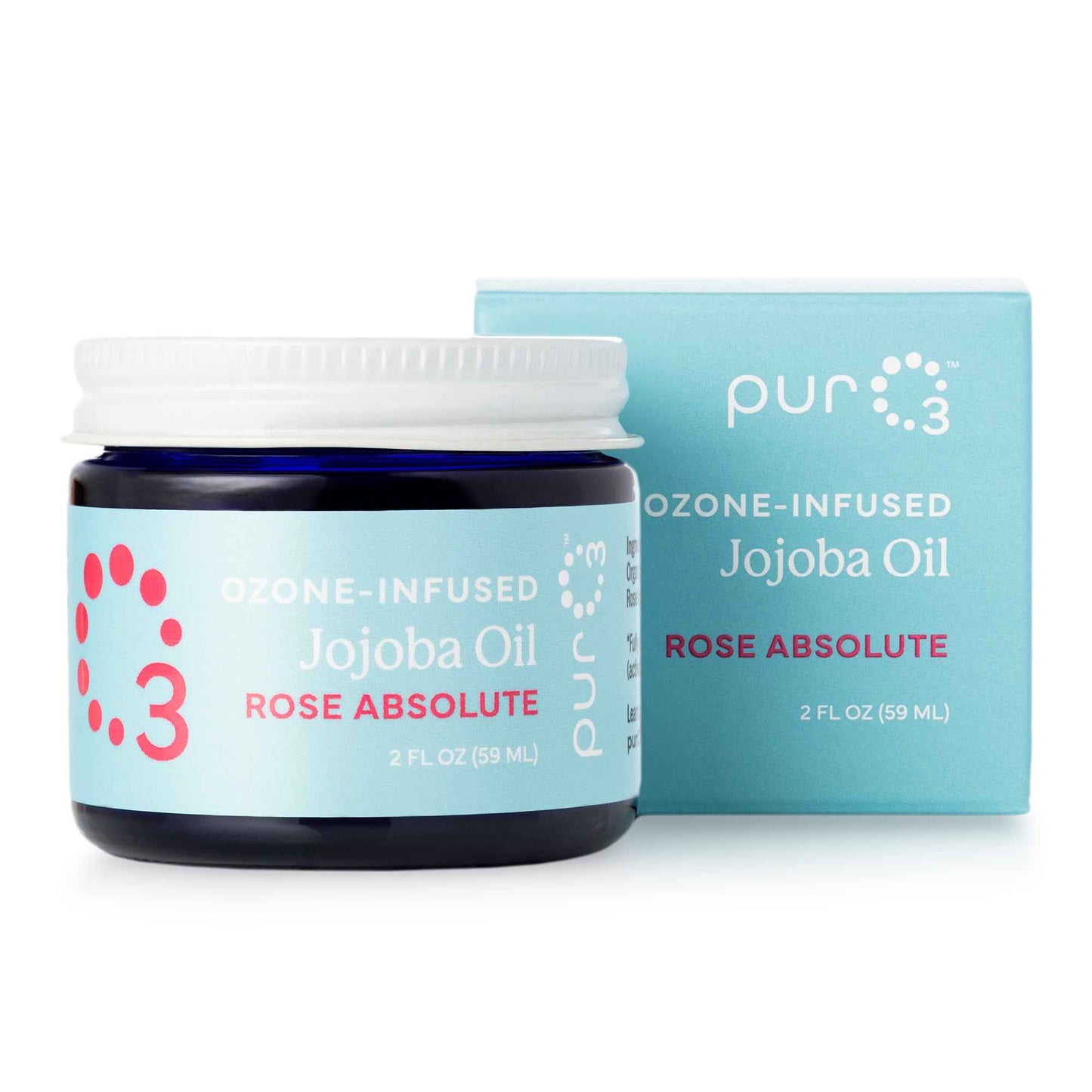 Ozone-Infused Jojoba Oil with Rose
