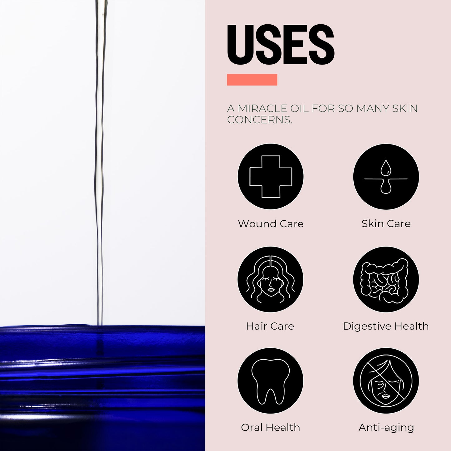 Using ozonated castor oil