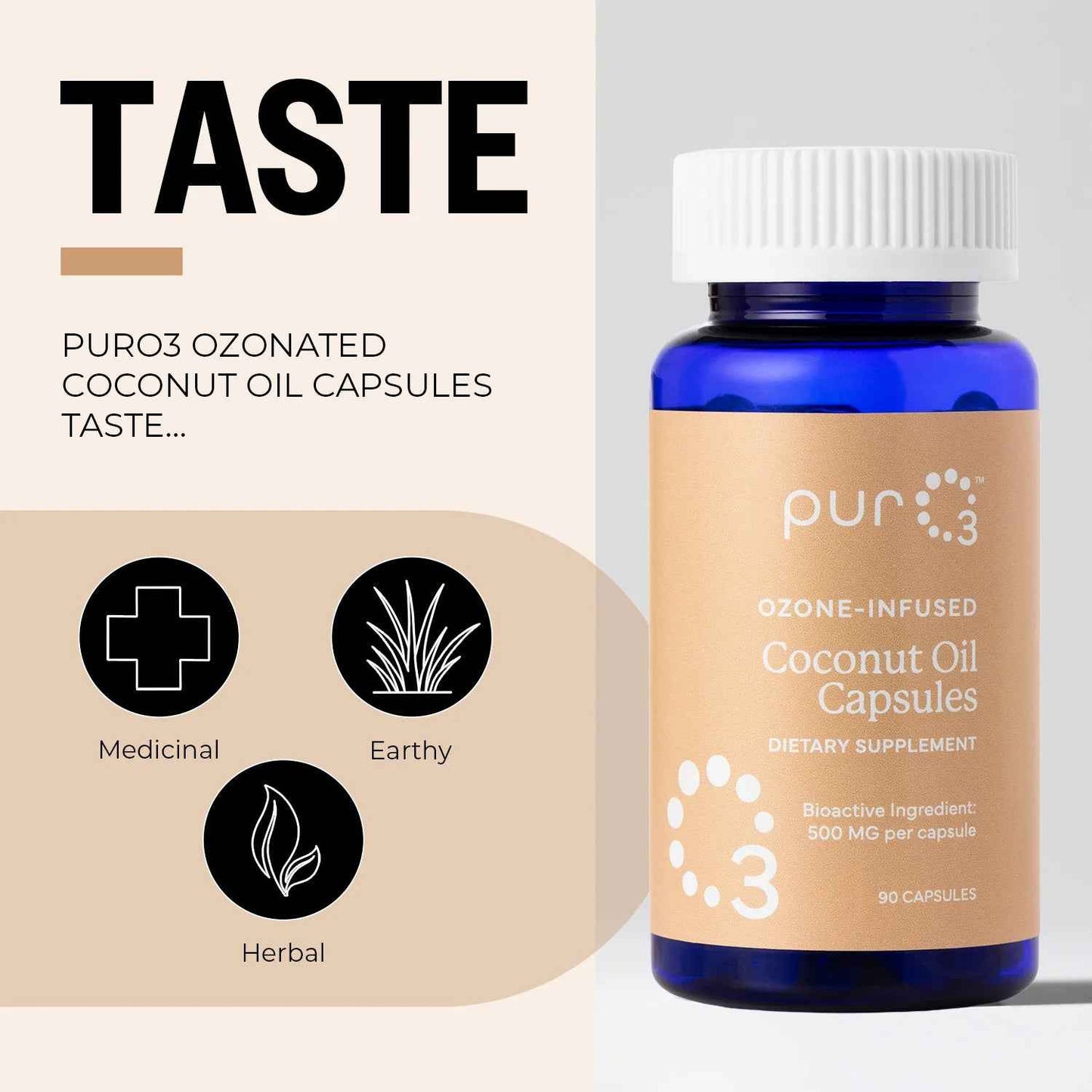 Ozone-Infused Coconut Oil Capsules
