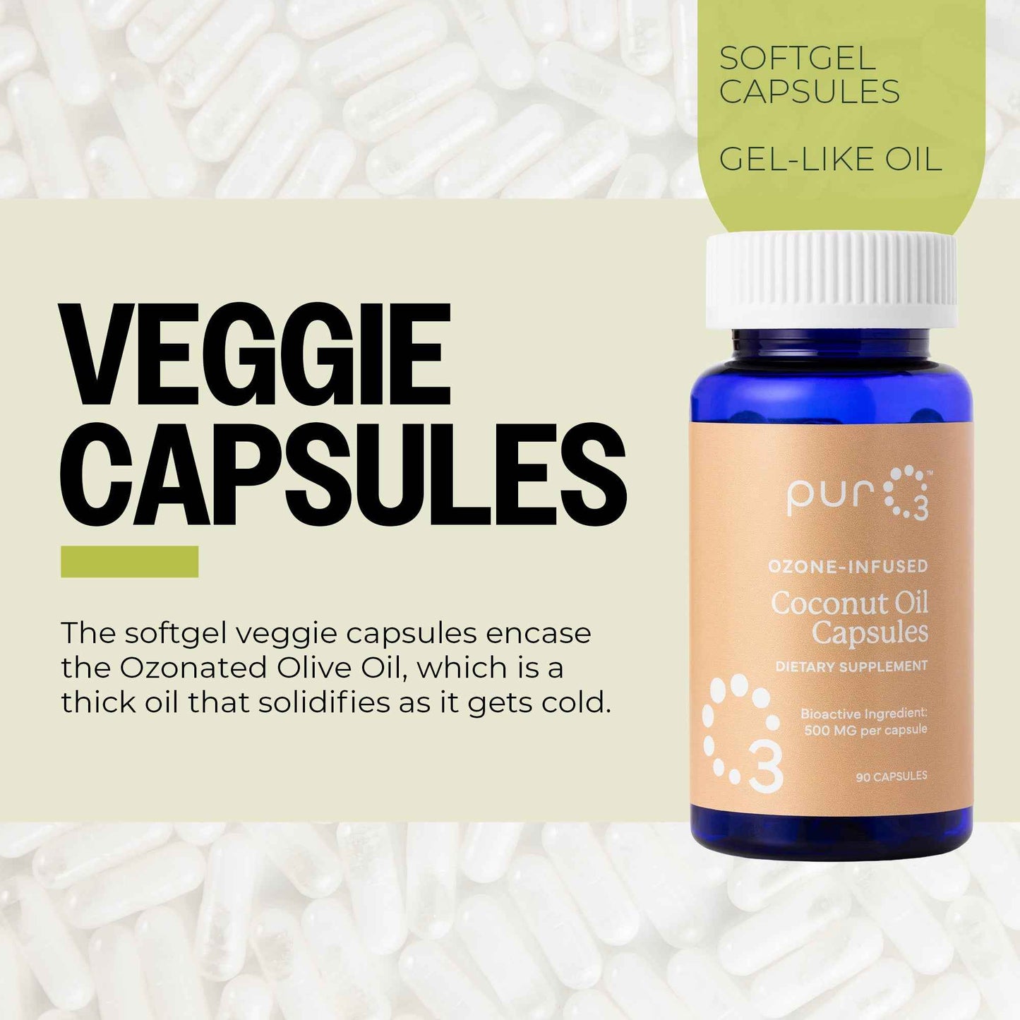 Ozone-Infused Coconut Oil Capsules