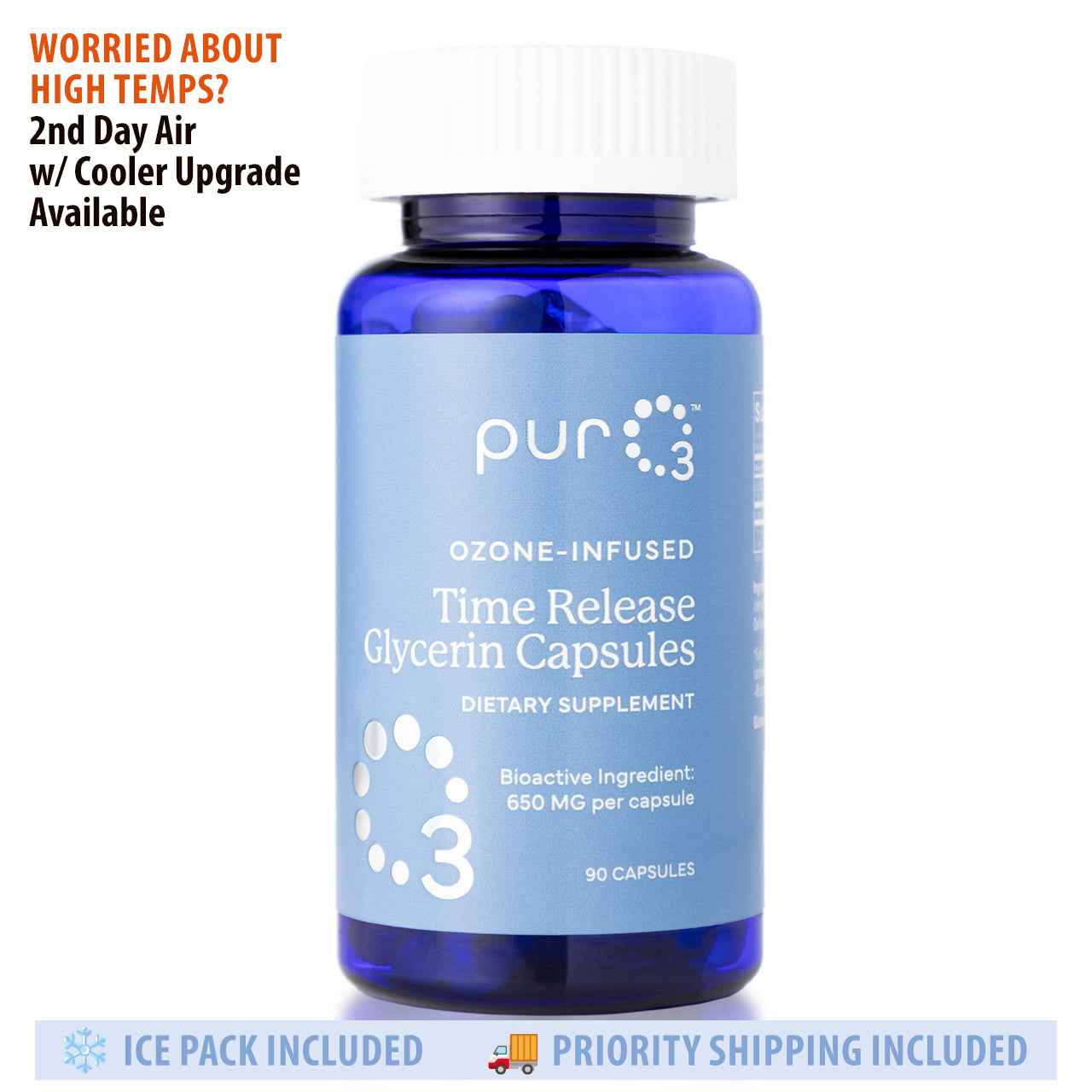 Ozone-Infused Glycerin Capsules