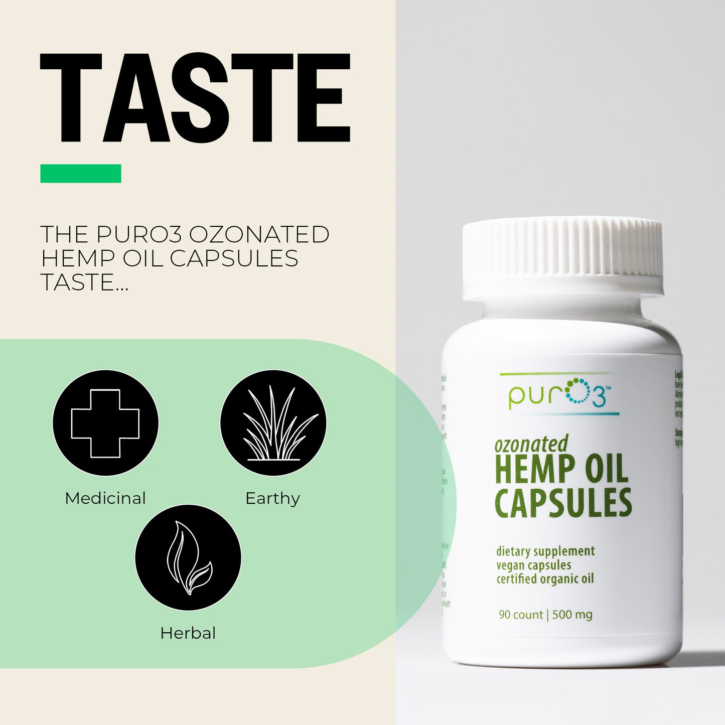 Ozone-Infused Hemp Oil Capsules