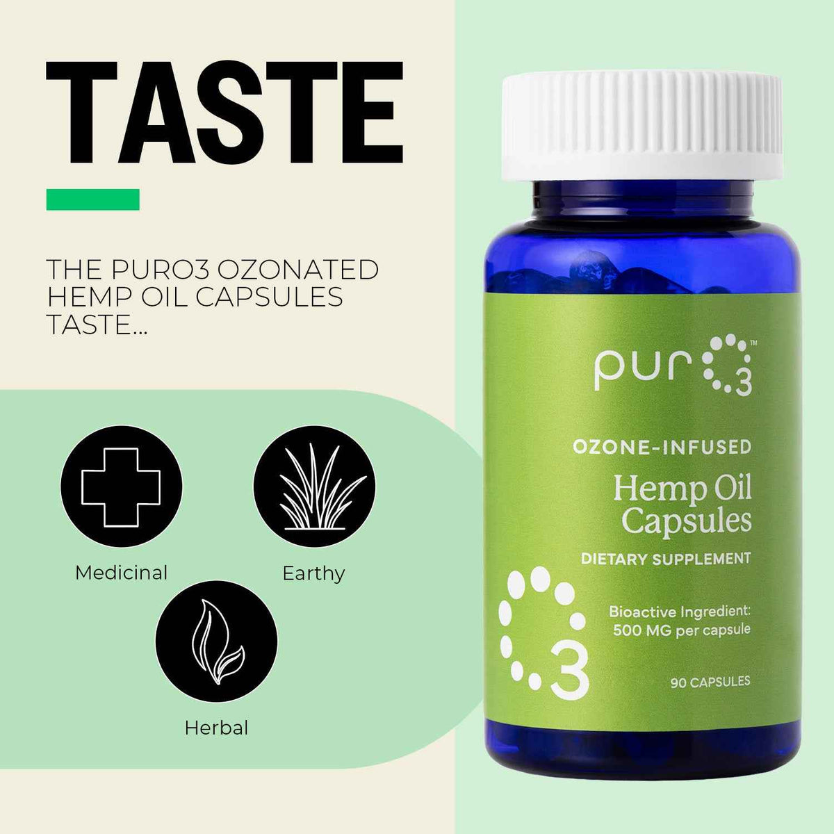 Ozone-Infused Hemp Oil Capsules