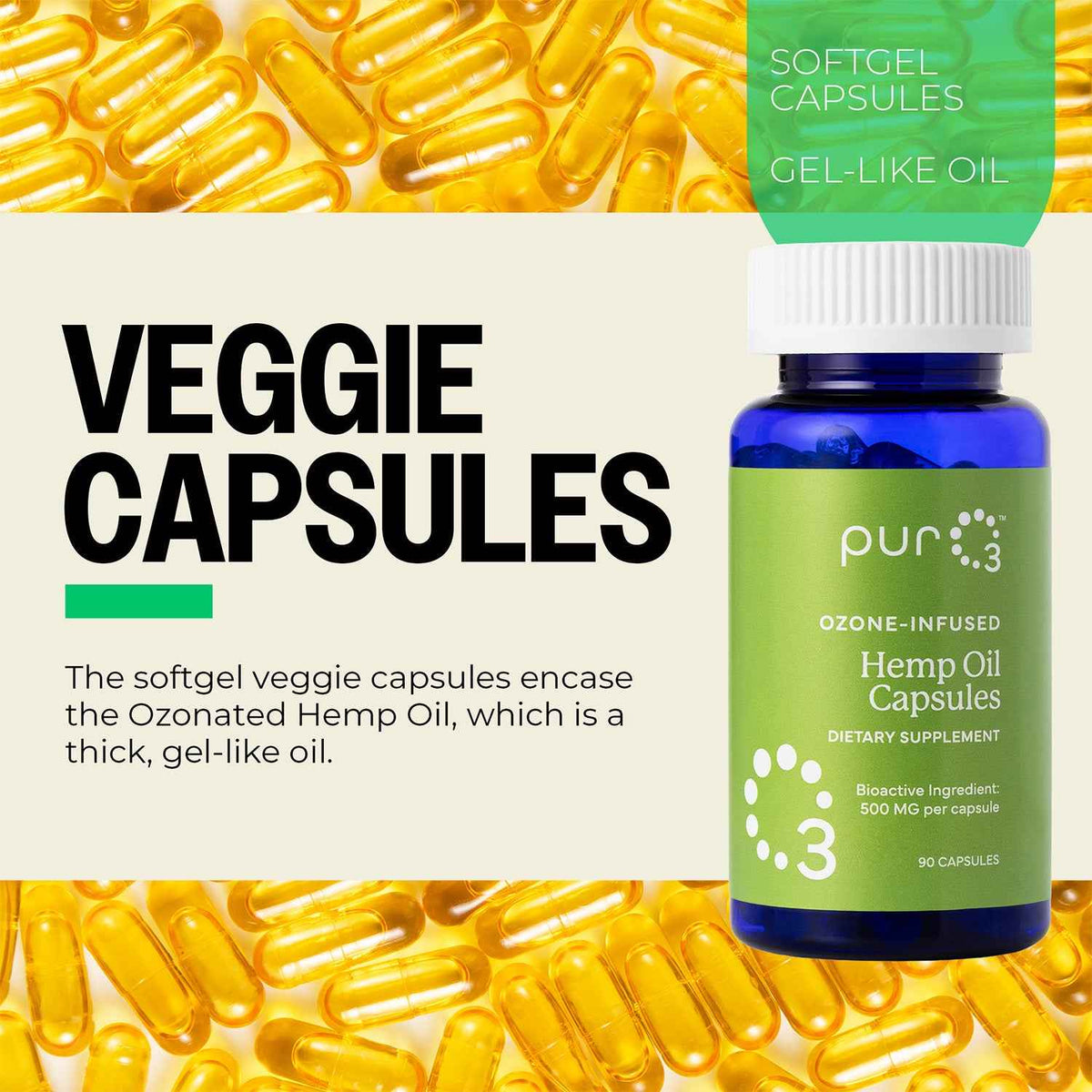Ozone-Infused Hemp Oil Capsules
