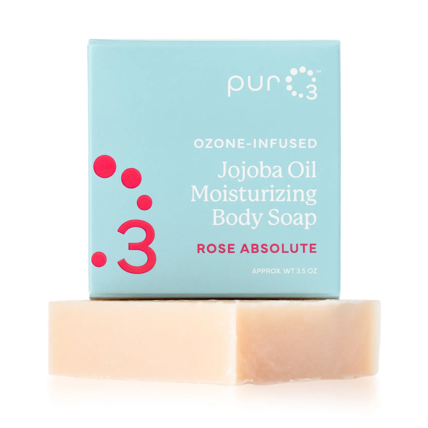 Ozone-Infused Jojoba Oil Soap with Rose