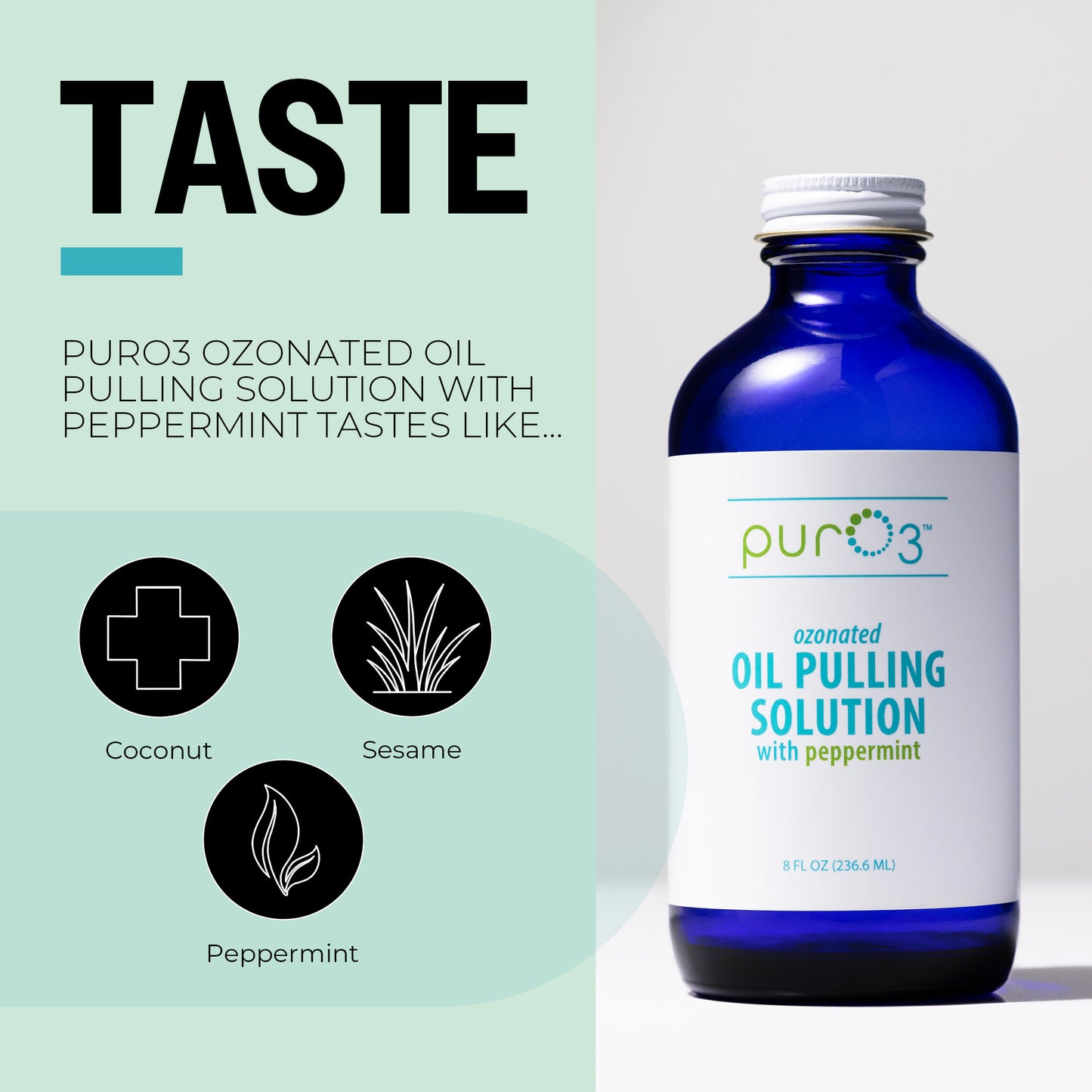 Ozone-Infused Oil Pulling Solution