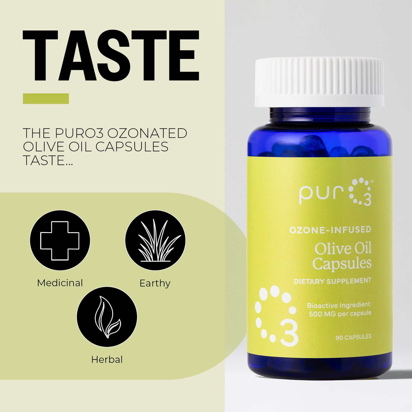Ozone-Infused Olive Oil Capsules
