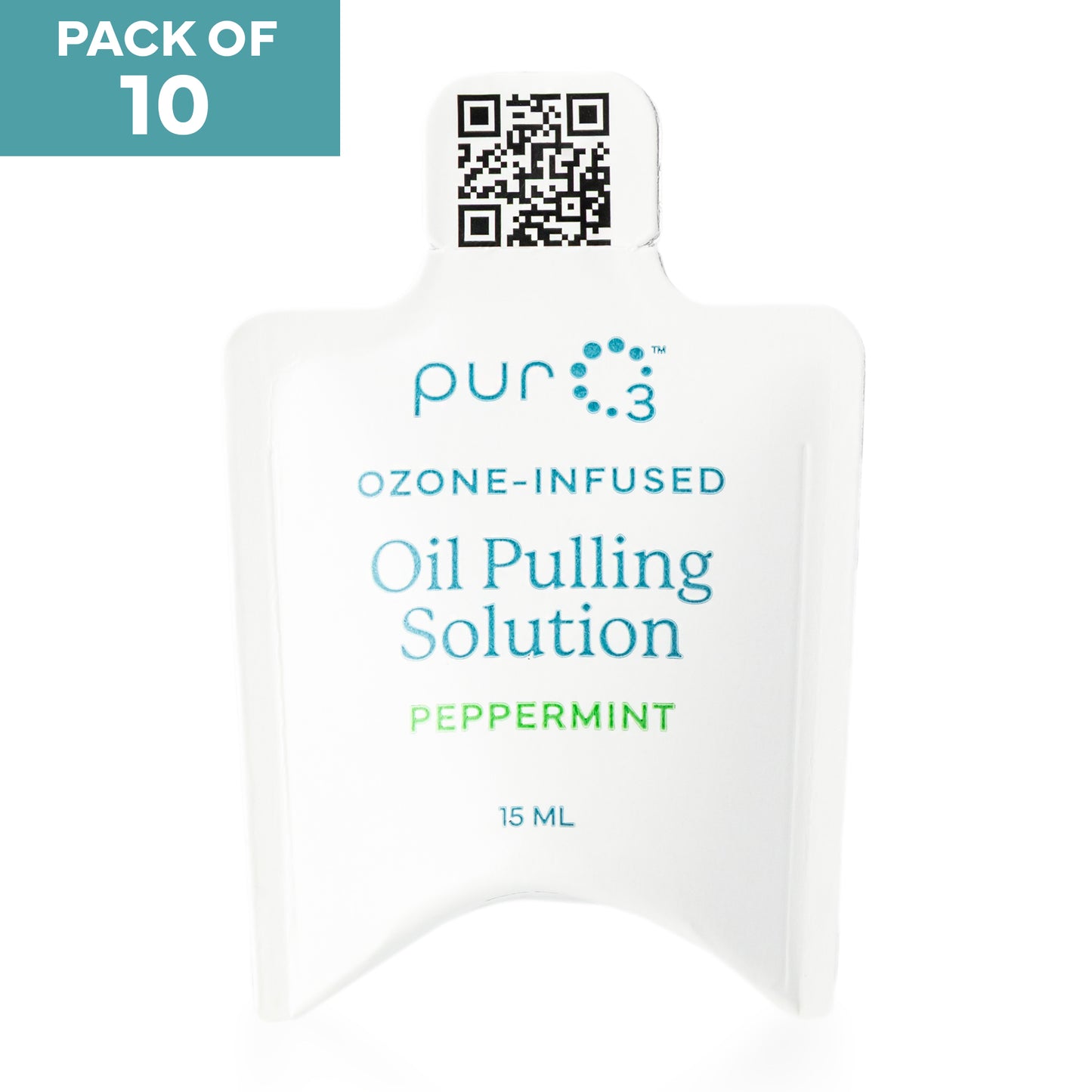PurO3 Ozone-Infused Oil Pulling Solution Samples
