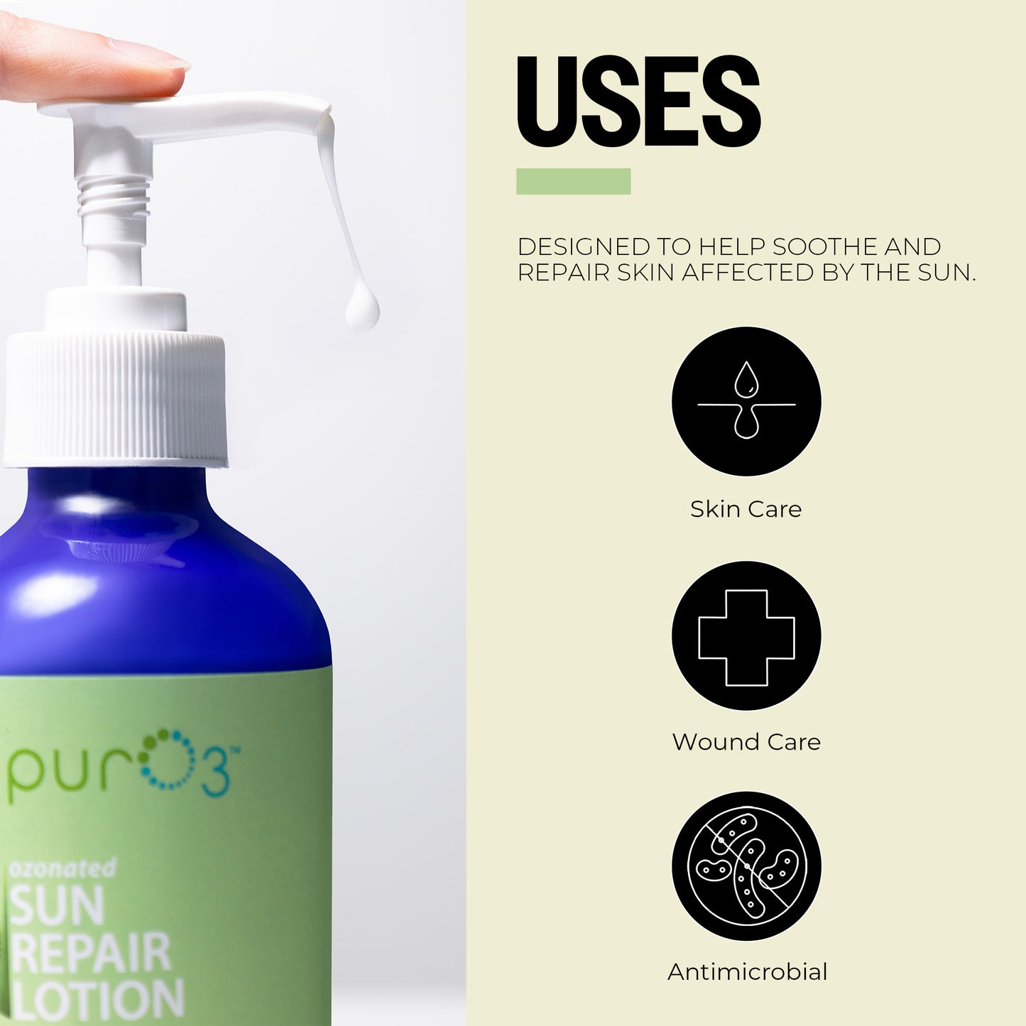 Ozone-Infused Sun Repair Lotion