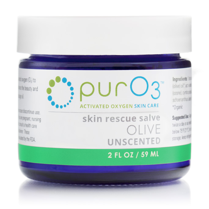 PurO3 Organic Ozonated Olive Oil Unscented - 2 Oz