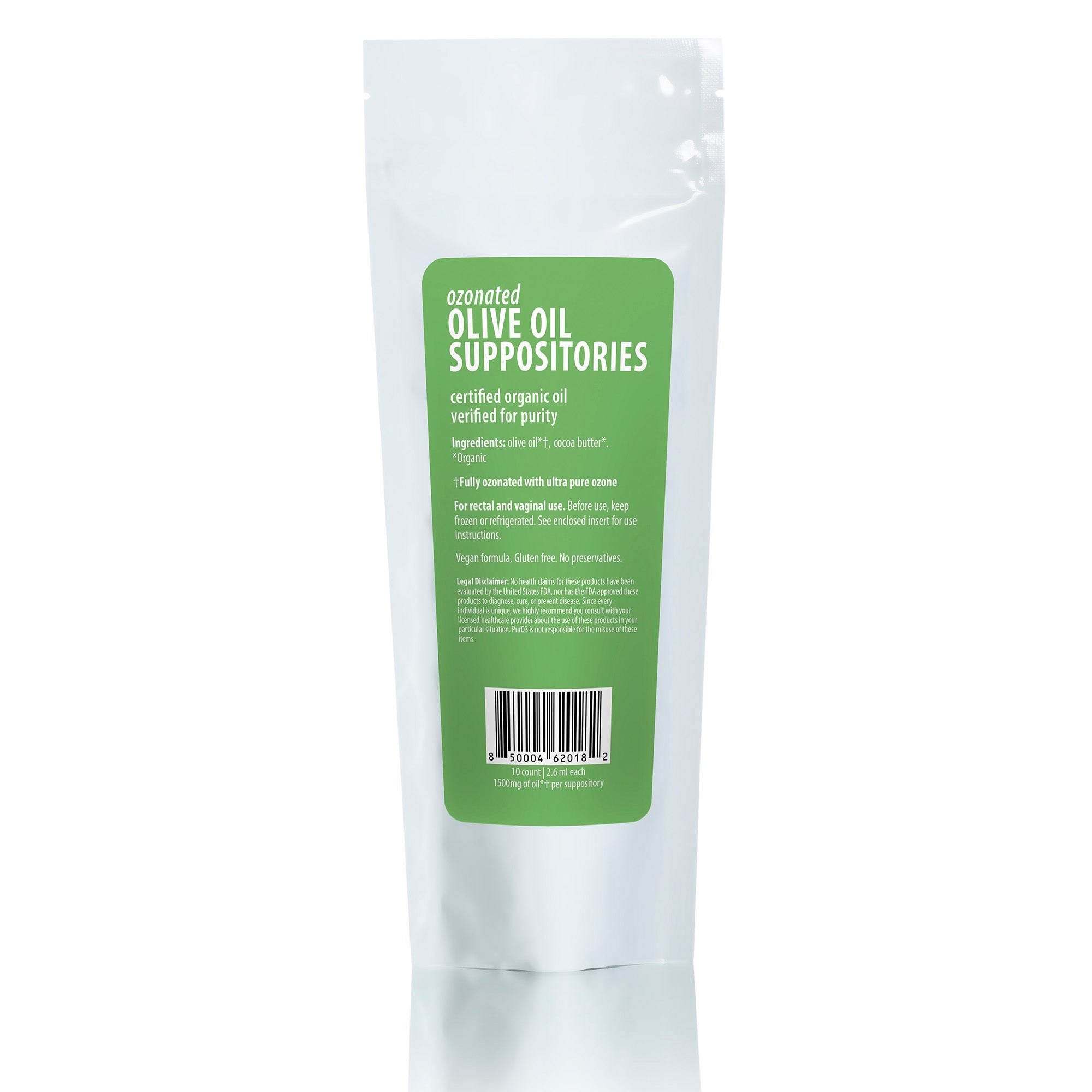Ozone-Infused Olive Oil Suppositories