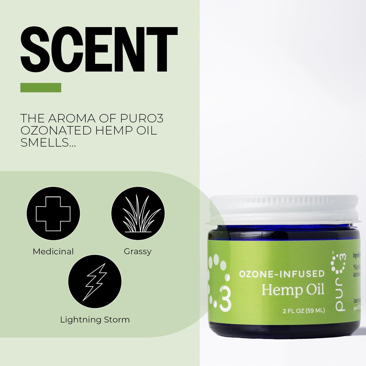 Ozone-Infused Hemp Oil