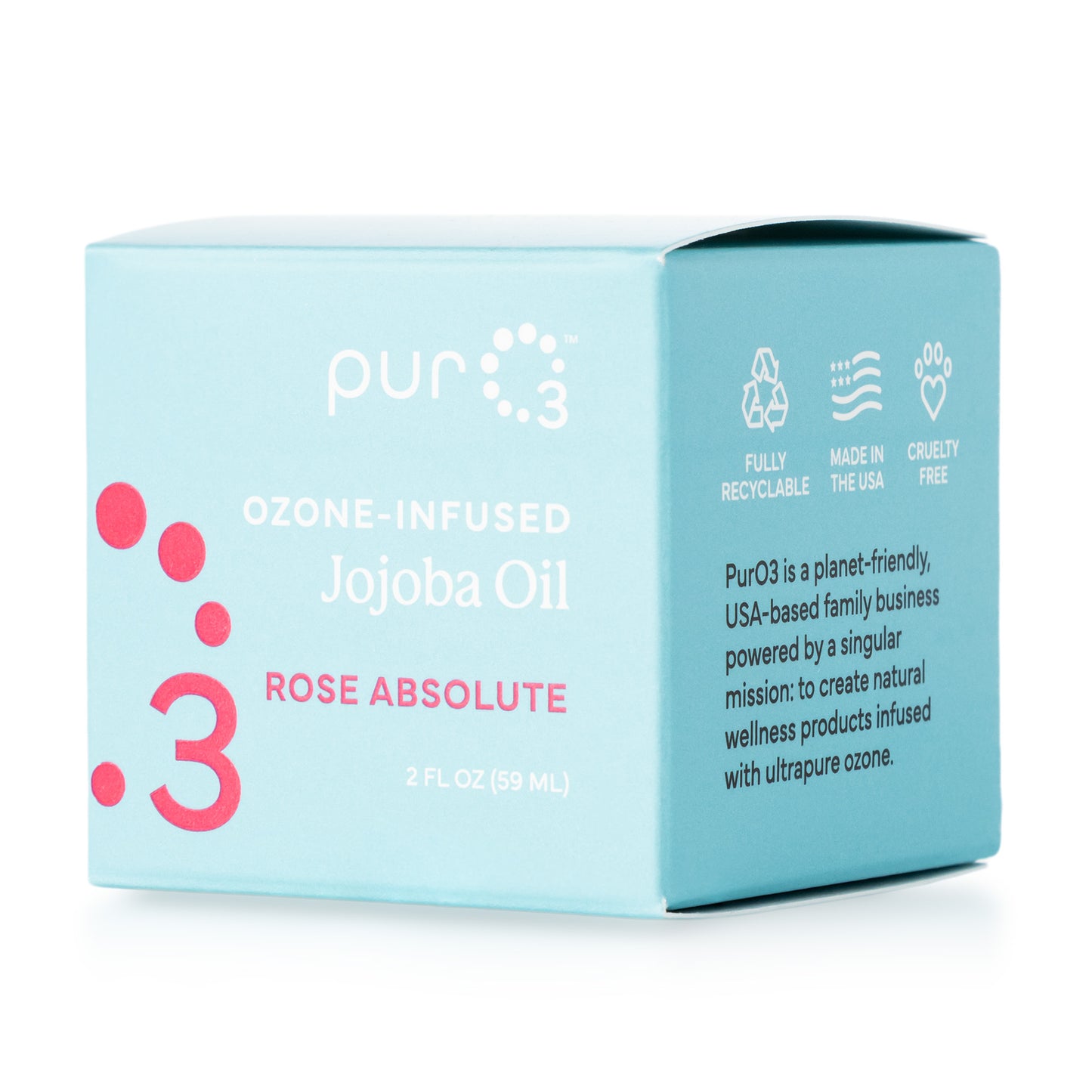 Ozone-Infused Jojoba Oil with Rose