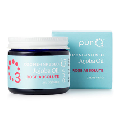 Ozone-Infused Jojoba Oil with Rose