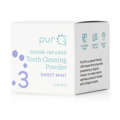 Ozone-Infused Tooth Cleaning Powder