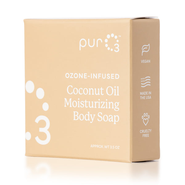 O3 SOAP 80g 3個セット Ozone-Infused Coconut Oil Soap – PurO3