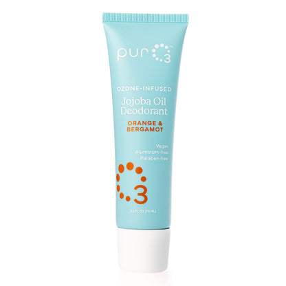Ozone-Infused Jojoba Oil Roll On Deodorant - Orange & Bergamot
