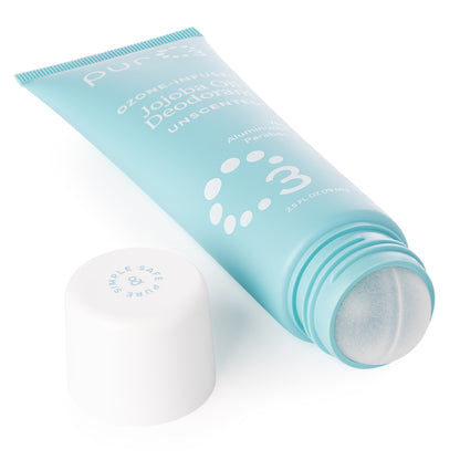 Ozone-Infused Jojoba Oil Roll On Deodorant - Unscented