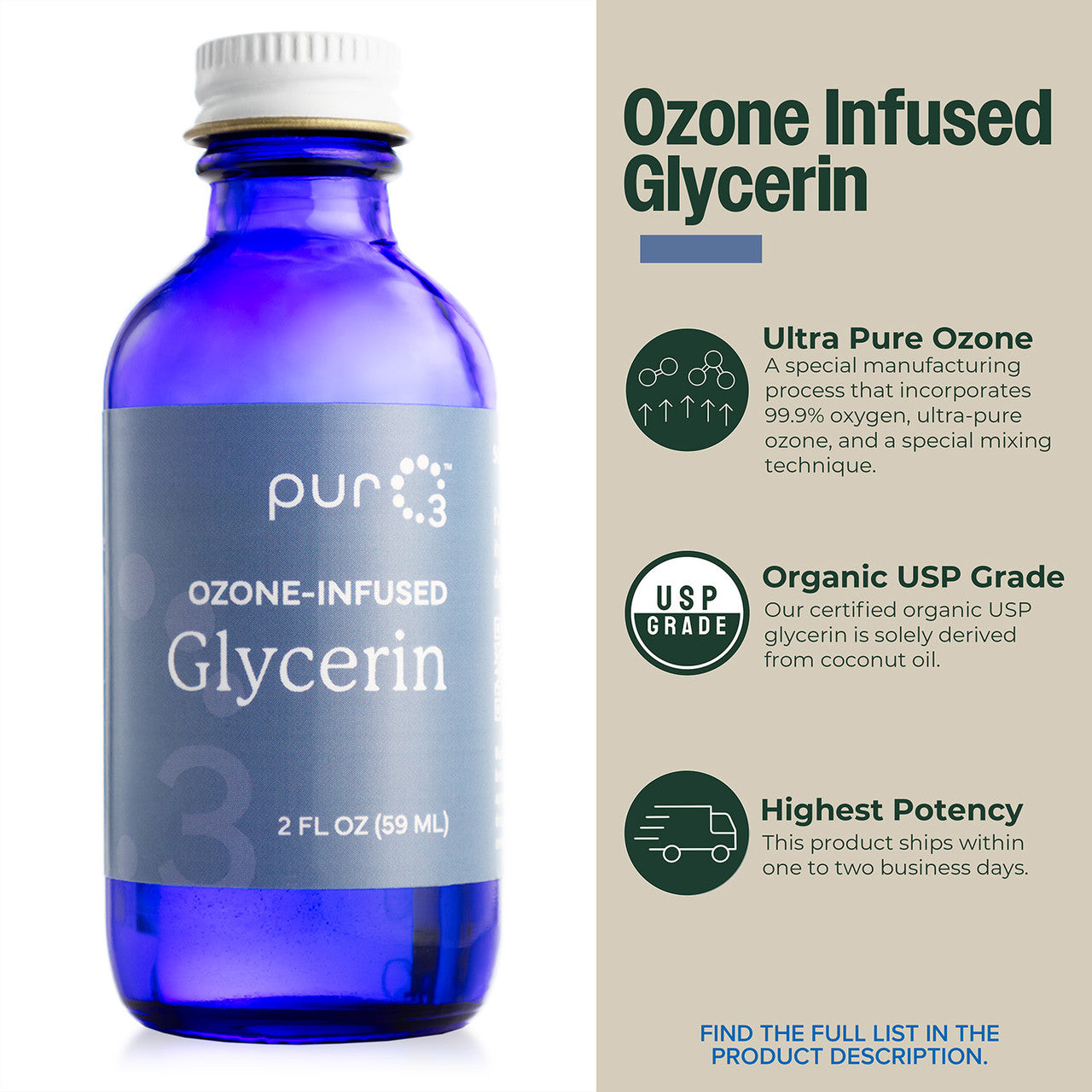 Ozone-Infused Glycerin