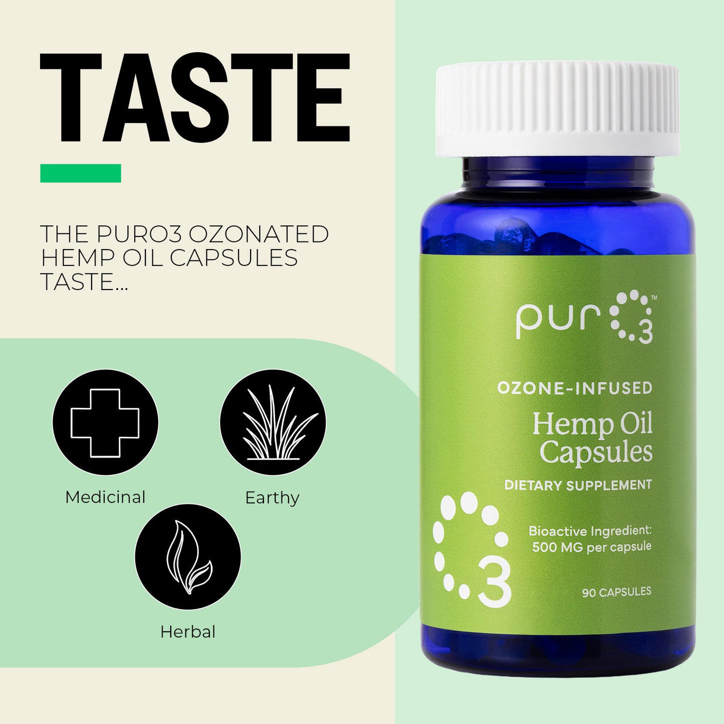 Ozone-Infused Hemp Oil Capsules