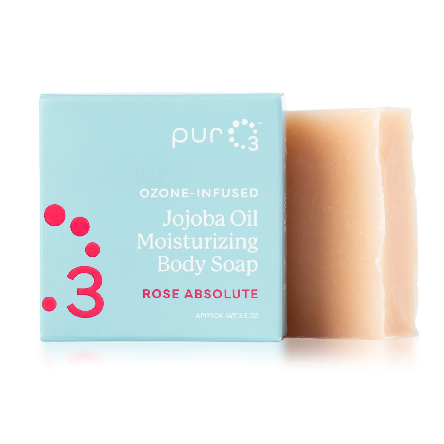 Ozone-Infused Jojoba Oil Soap with Rose