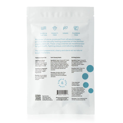 Ozone oral care samples