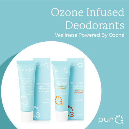 Ozone-Infused Jojoba Oil Roll On Deodorant - Orange & Bergamot