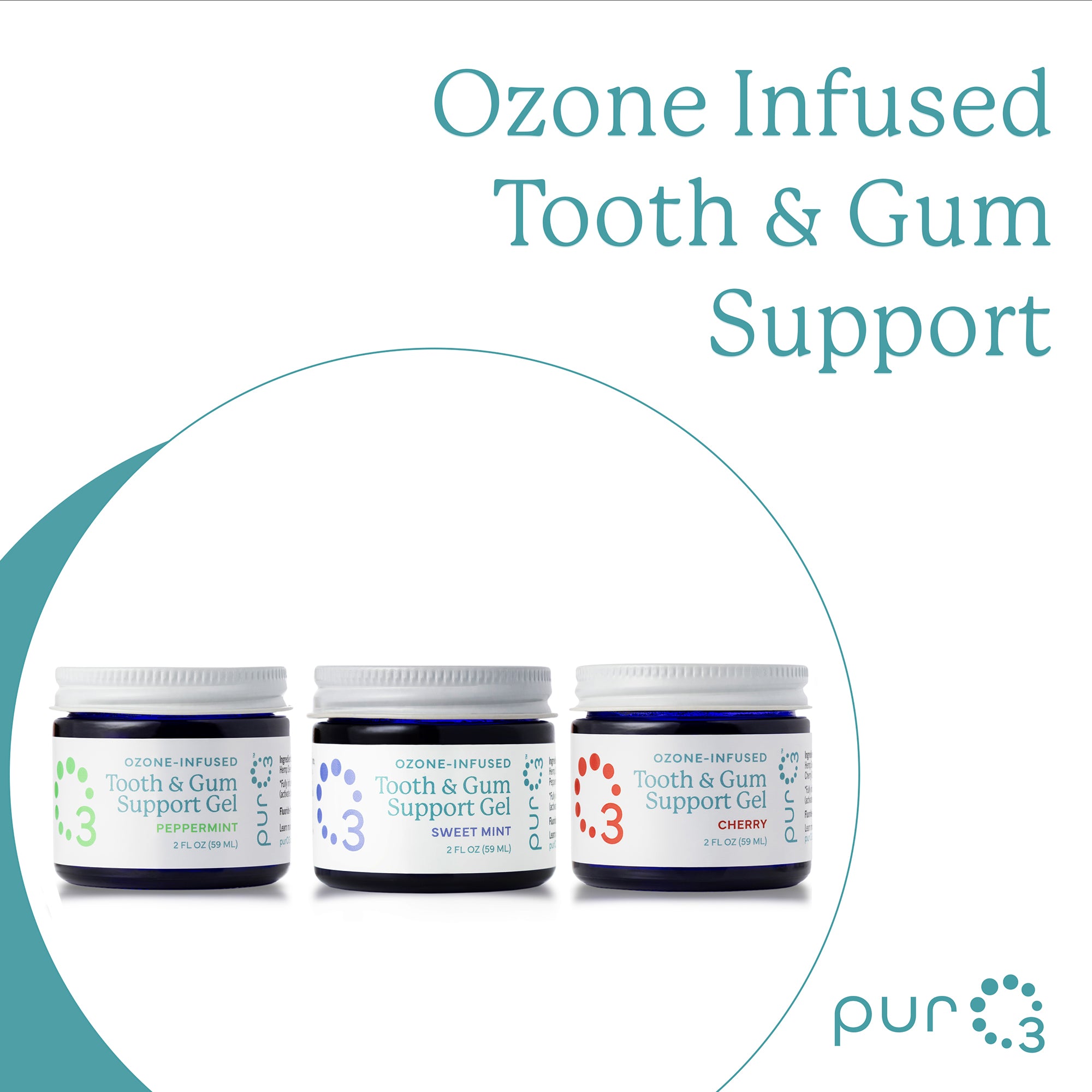 Ozone-Infused Tooth and Gum Support - Peppermint/Stevia – PurO3