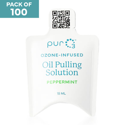 PurO3 Ozone-Infused Oil Pulling Solution Samples